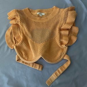 For Love and Lemons Orange Crochet
Underwire top